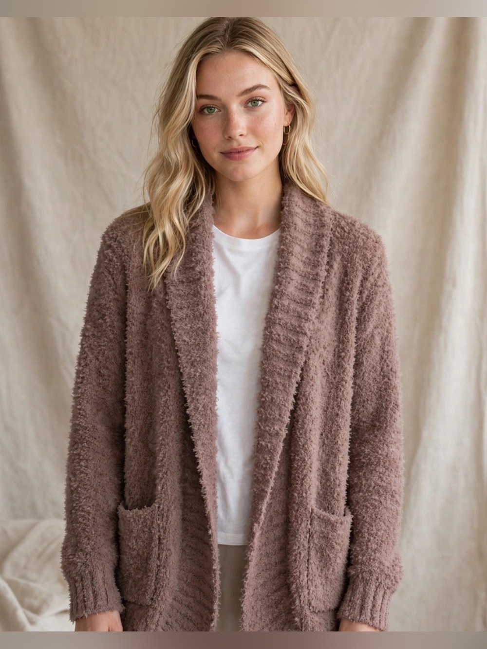 HONEYDEW INTIMATES SHAWL SWEATER